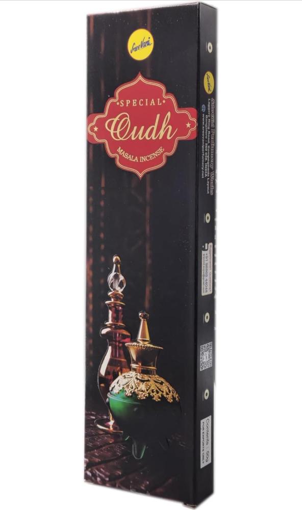 أعواد بخور ند ماسالا بالعود الكمبودي الهندي من اسال، 23 سم، 50 جرام 16 درزن -  Indian Cambodian Oud Bakhoor Masala Incense Sticks 23cm 50 Grams