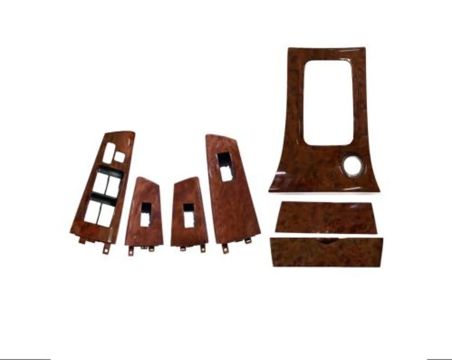 Package of sofa decorations, glass door edges, gear decor with ashtray cover, for Corolla 2001-2007, wooden