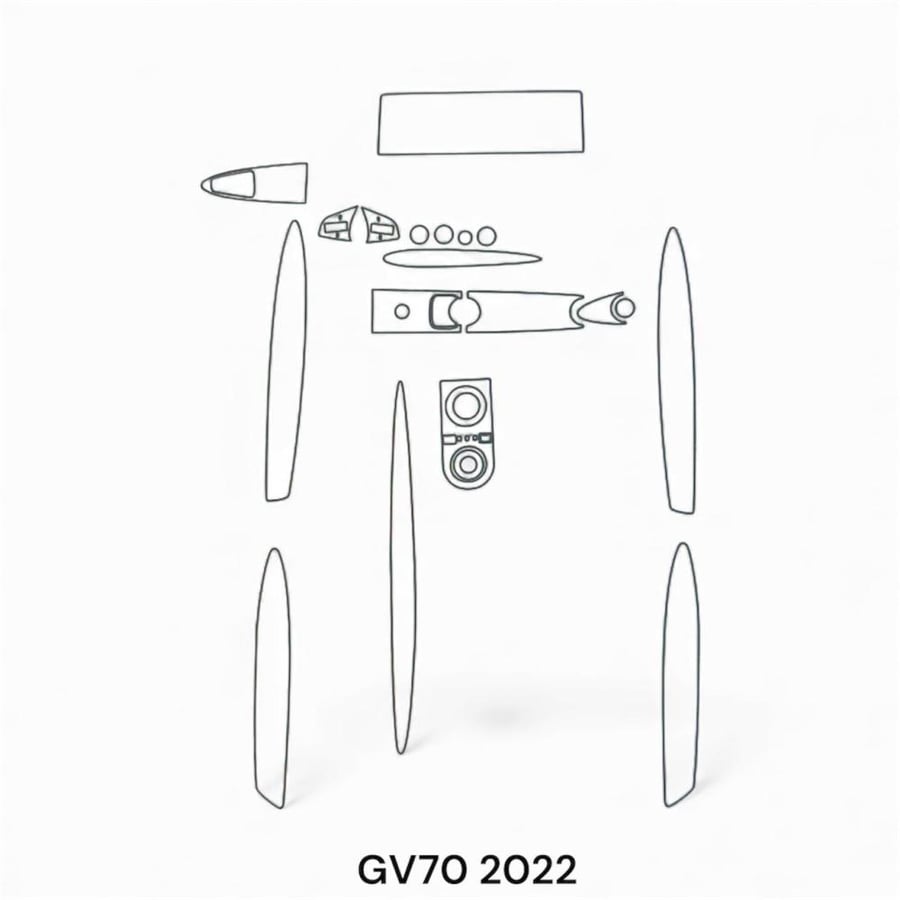 حمايه PPF الداخليه قص الكتروني GV70 2022