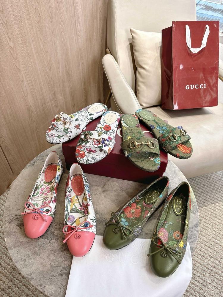 Gucci flats and sneakers