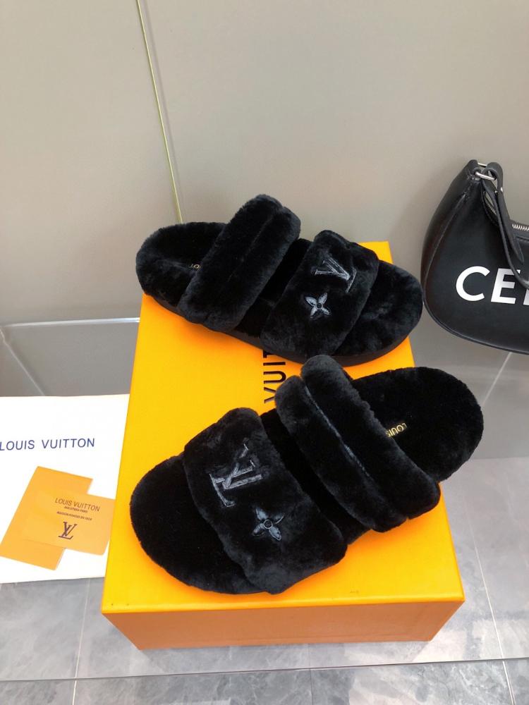Louis Vuitton slippers (two colors)
