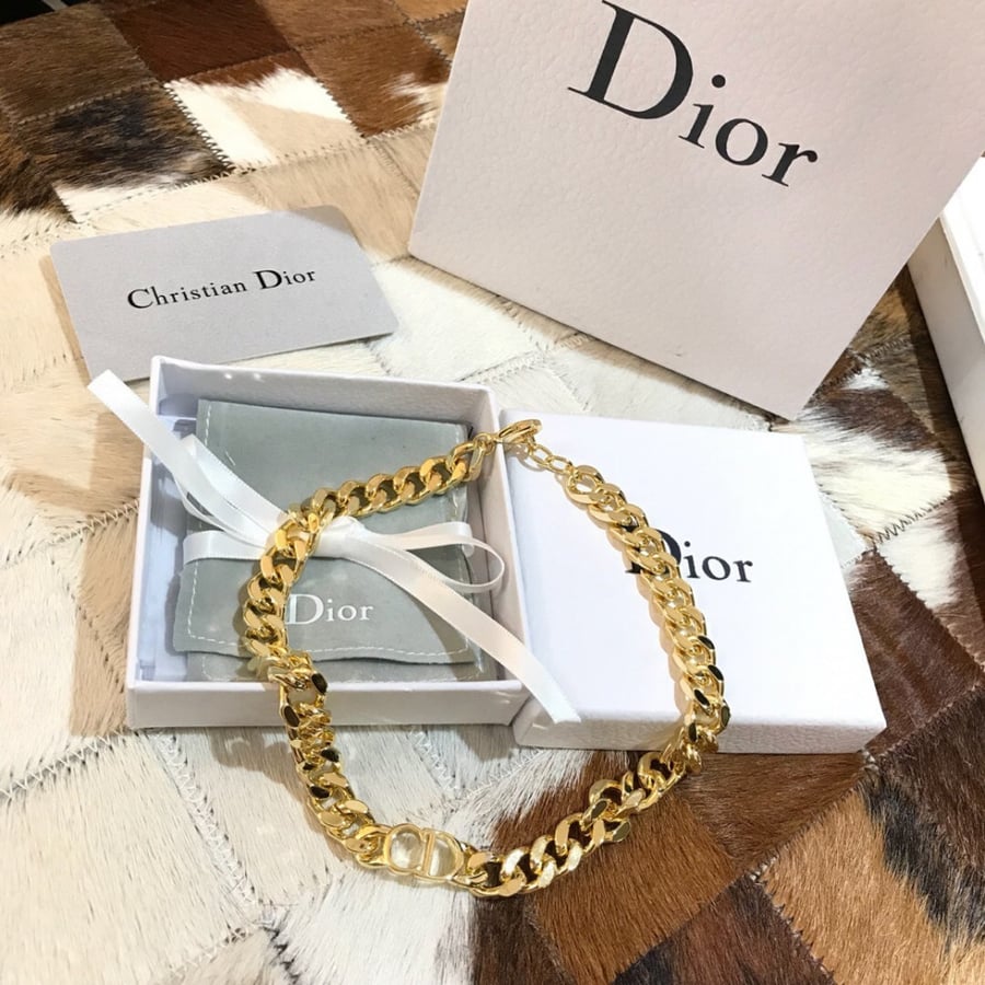 Dior chain necklace