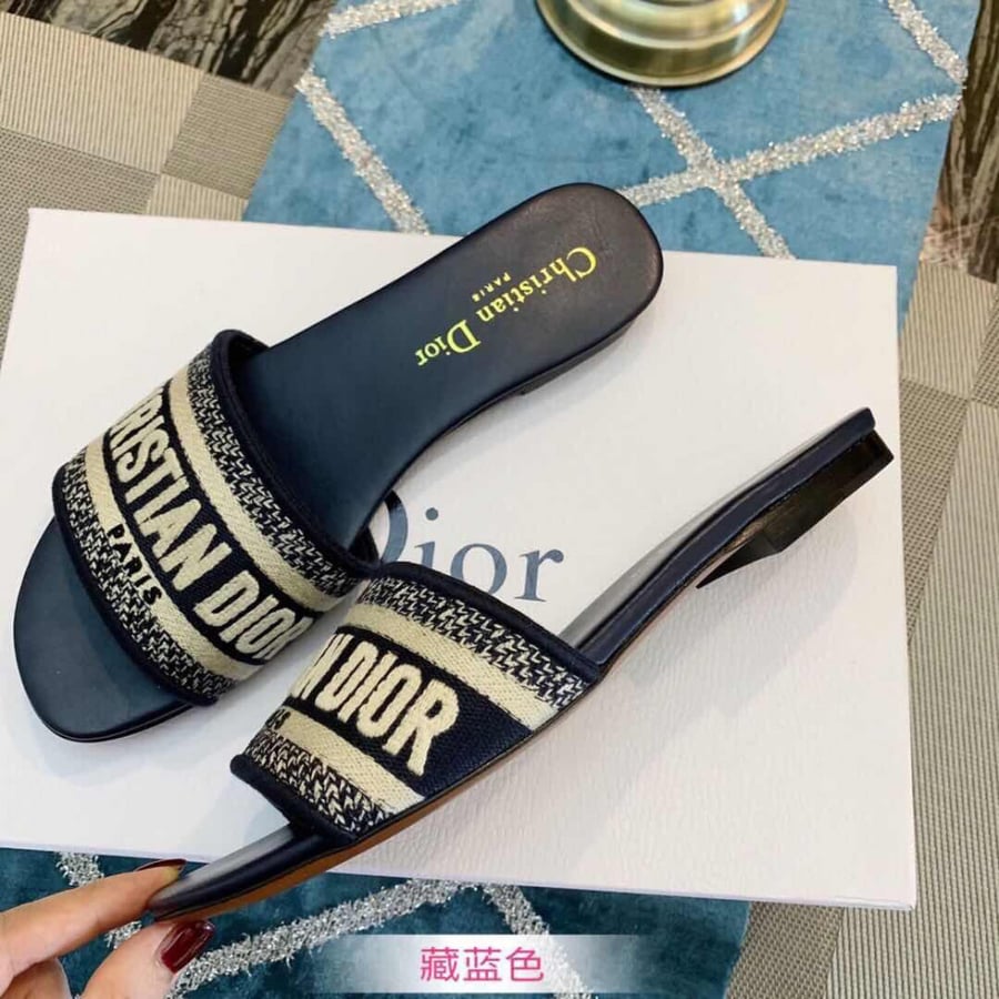 slippers dior