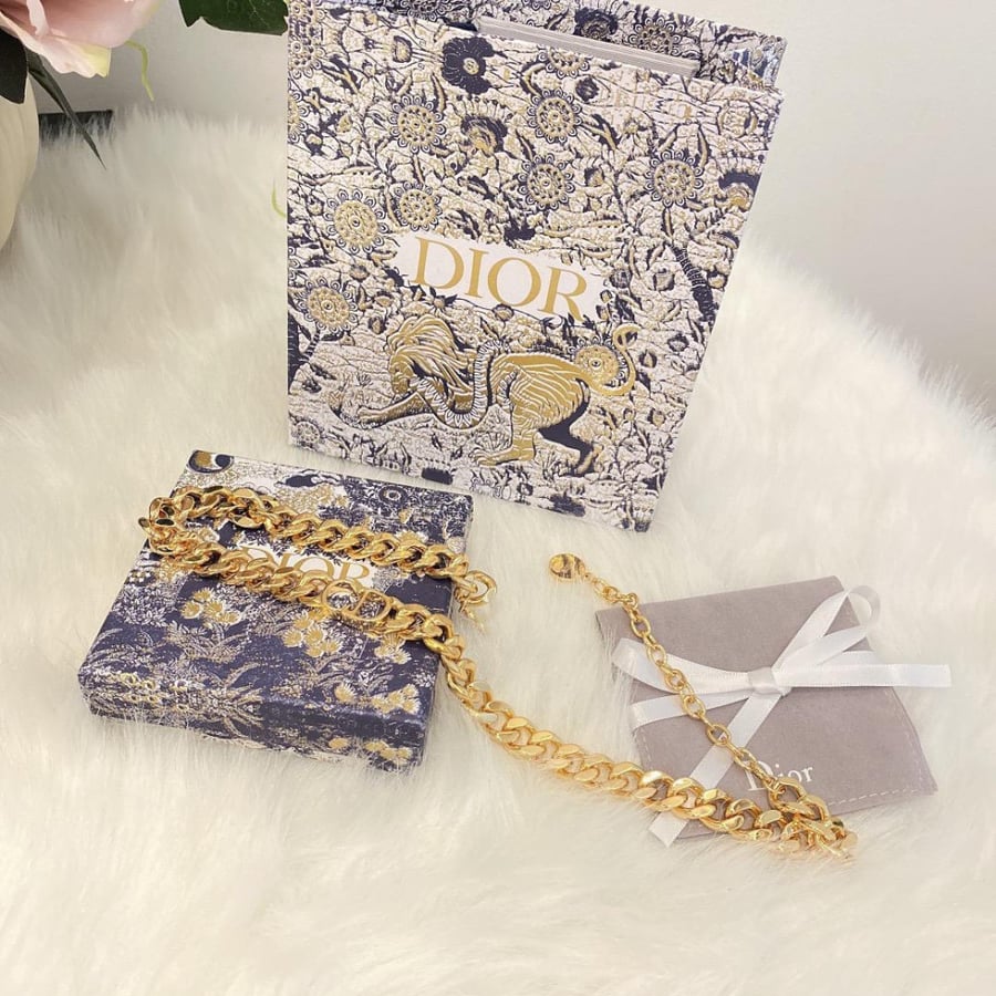 Dior chain necklace