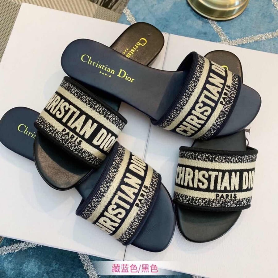 slippers dior