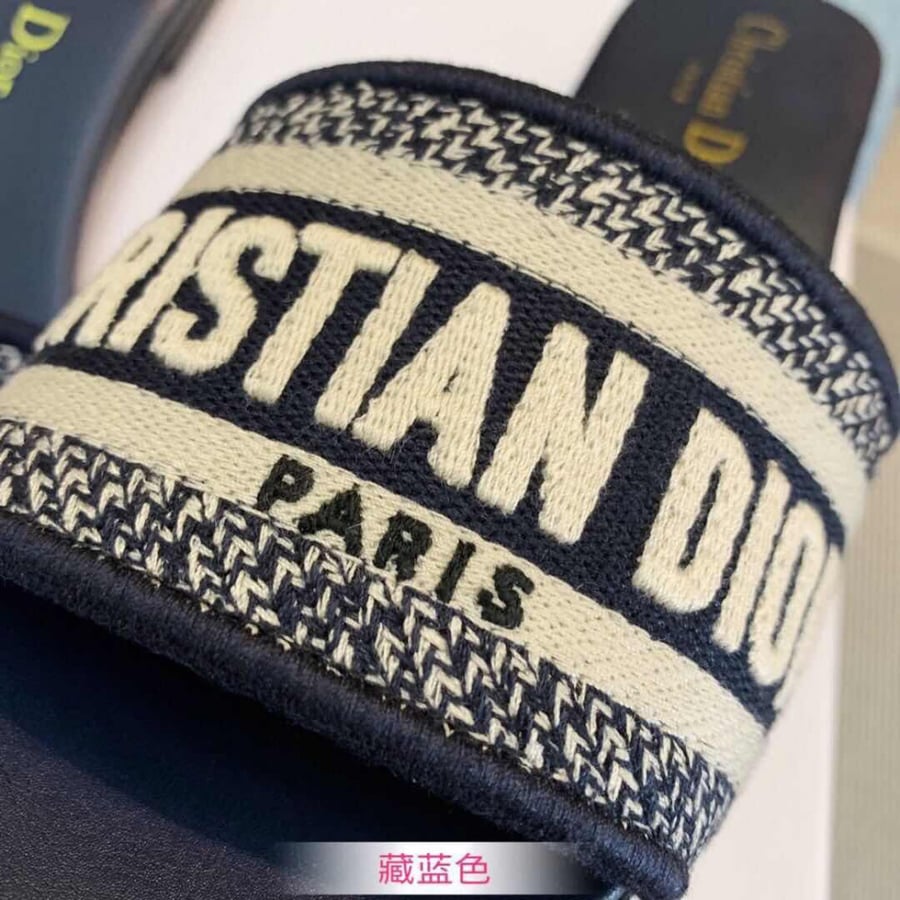 slippers dior