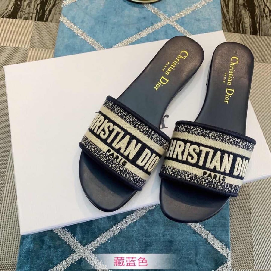 slippers dior