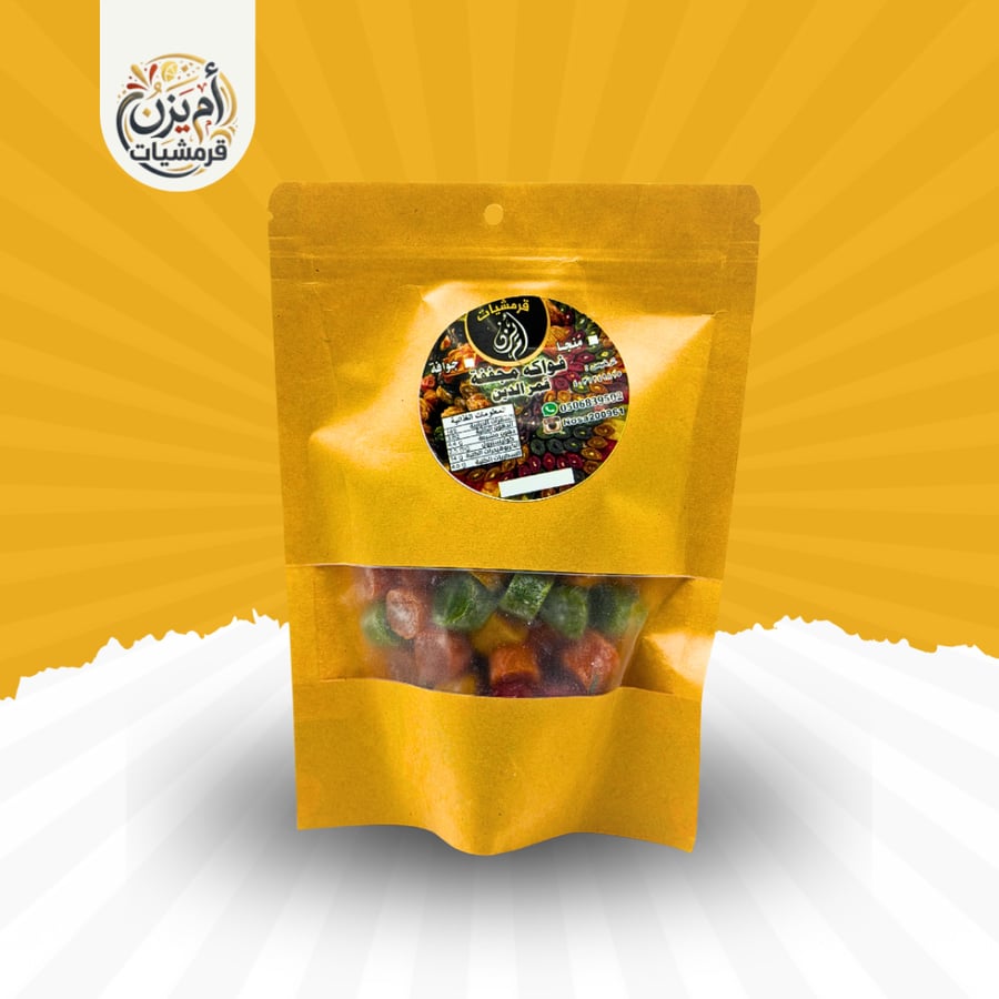 Qamar al-Din dried fruits large with sugar