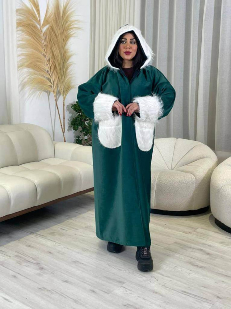 فروة شتوية نسائي مبطنه بفرو