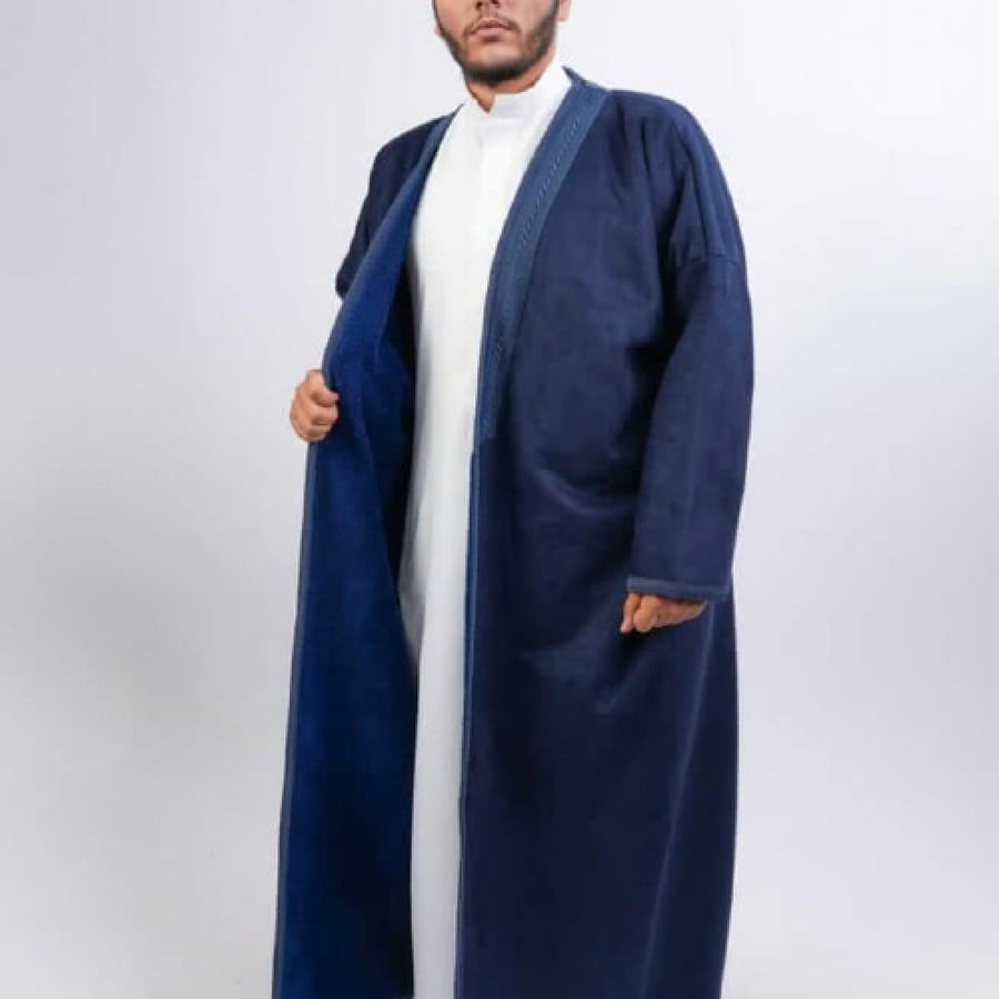 فروه شتوي رجالي بلون كحلي