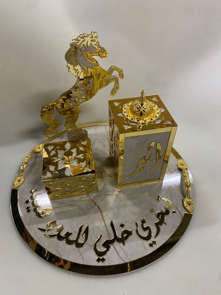 طقم مباخر بشكل حصان - متجر مون