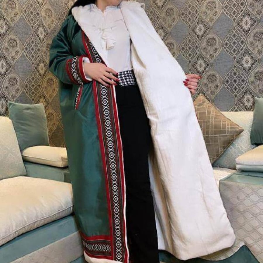 فروة شمواه شتوية نسائية فخمة