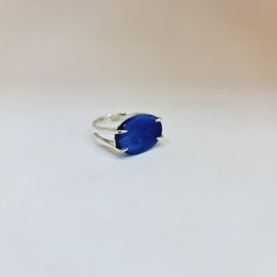 Men's royal plain ring _Moon Store