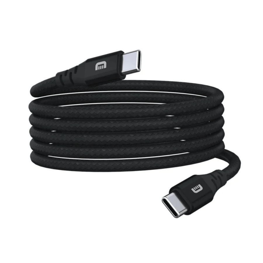 Zindoor - Type C to Type C cable, 1 meter long, with fabric strength