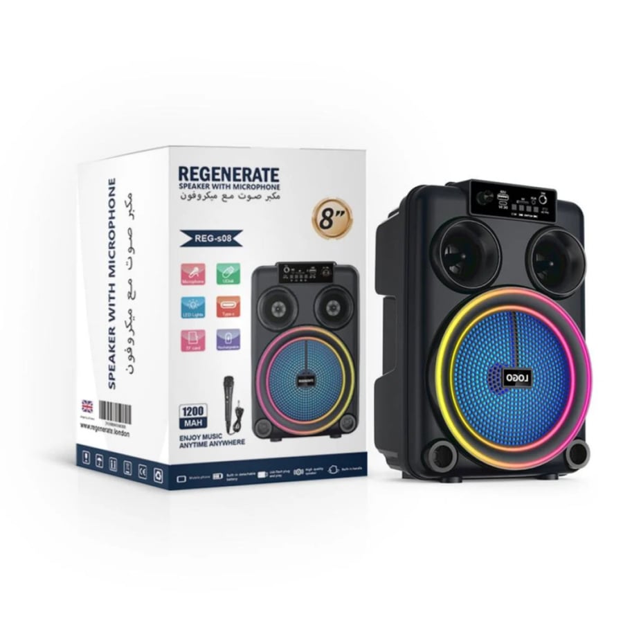 ريجينيرات Reg-S08 مكبر صوت + مايك