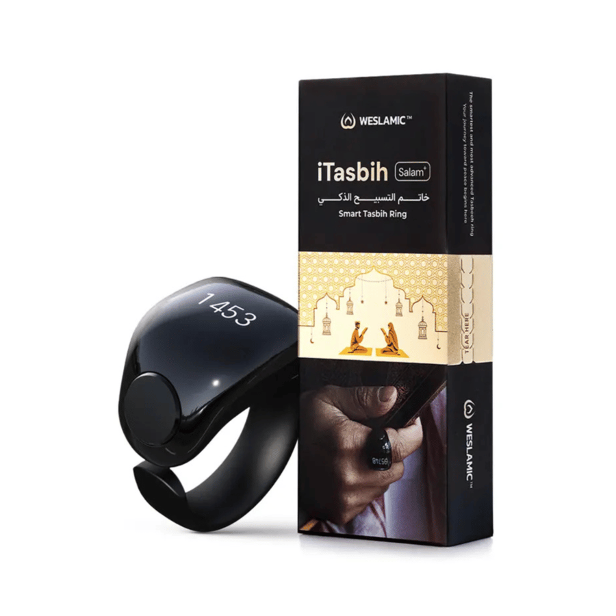 Smart Dhikr Ring for Tasbih Counter 3 in 1 - Water Resistant