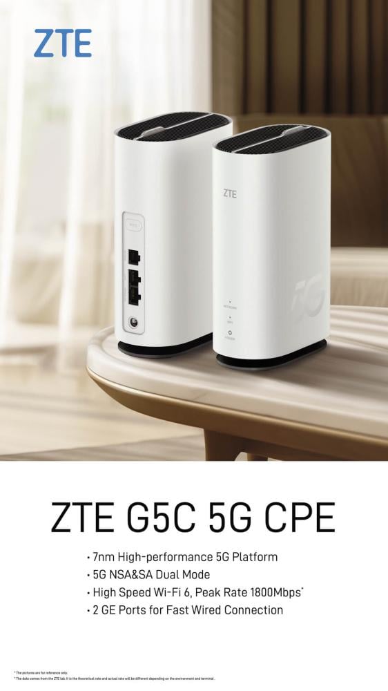 ZTE - CPE home router 5G