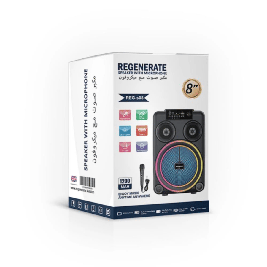 ريجينيرات Reg-S08 مكبر صوت + مايك