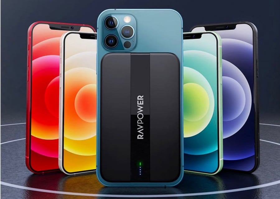 Raf Power magnetic wireless battery with a capacity of 5000 mAh