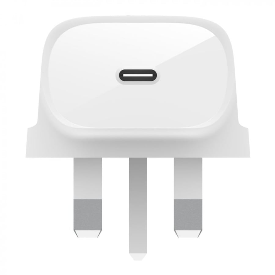 A wall charger with a Type-C port with PD technology at 30 watts