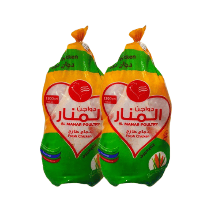 المنار دجاج طازج 1100 جم