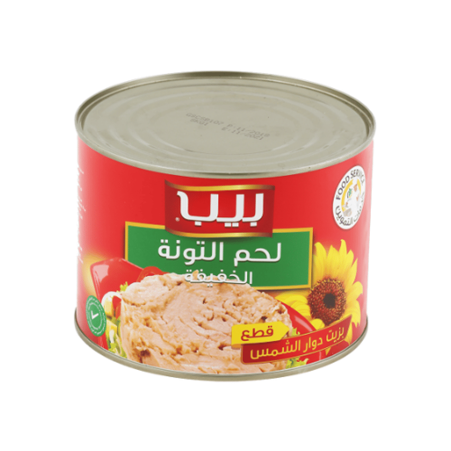 بيب لحم تونة خفيف بزيت دوار الشمس 1850 جم
