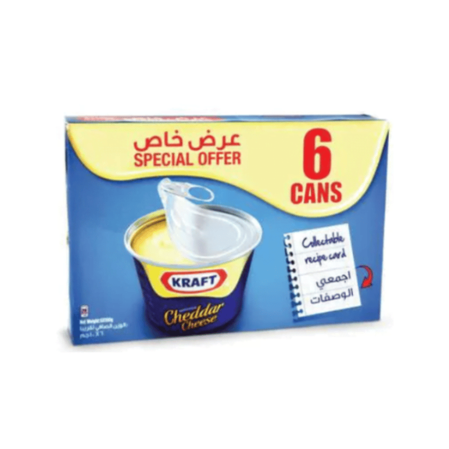 كرافت جبنة تشدر مطبوخة 6*100 جم