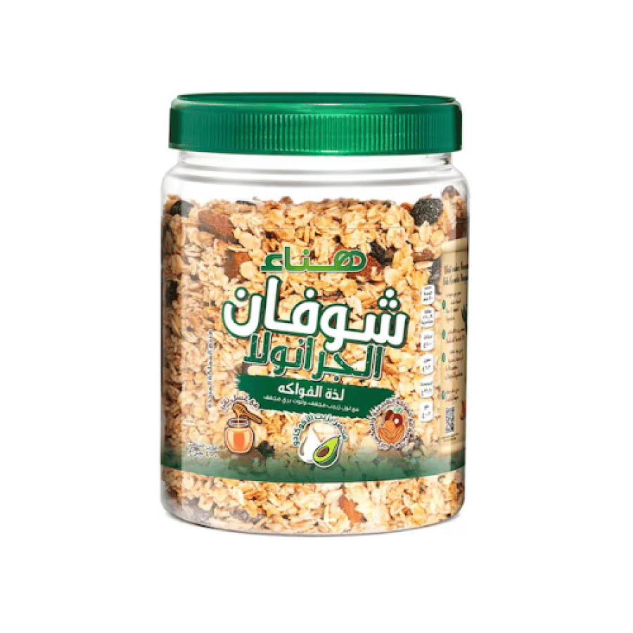 هناء شوفان الجرانولا لذة الفواكة 400 جم