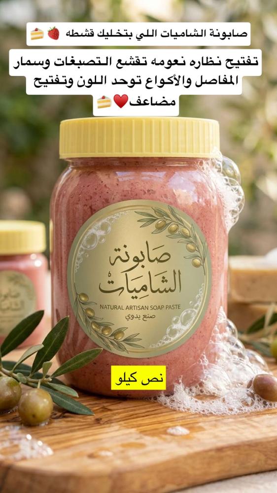 صابونة الشامات + سنفرة الرمان هديه