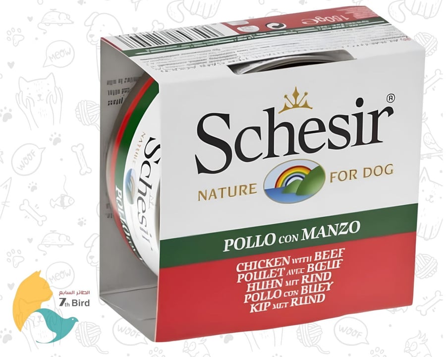 الطعام الرطب للكلاب من شيزر Schesir