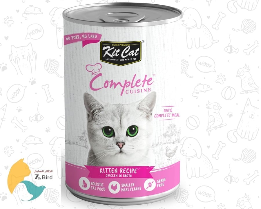 الطعام الرطب للقطط من كت كات kit cat