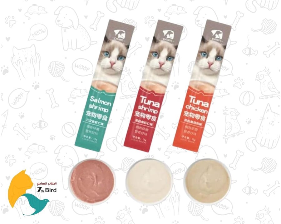 مكافات للقطط بنكهات متعددة من سيفن بيرد 15*15g