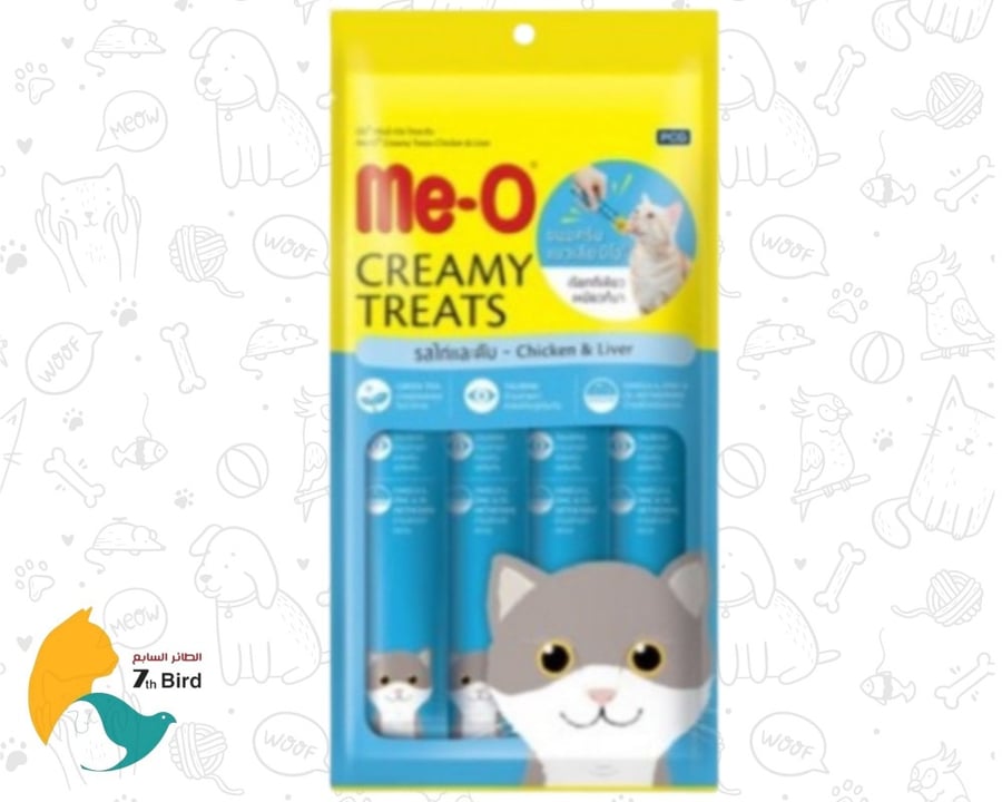 مكافات القطط بالدجاج و الكبد من ميو meo