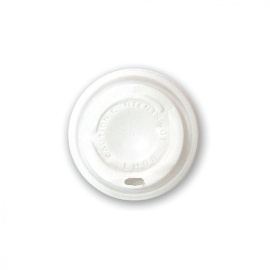 White cover for paper cup with open hole, 1000 pieces