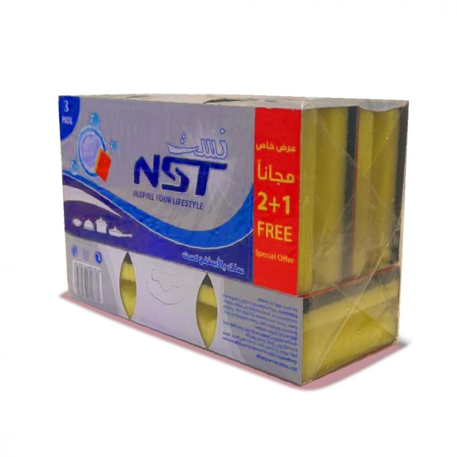 Sponge with two plus one, 180 strands
