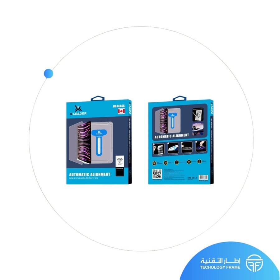 iPad sticker glass self-adhesive installation X-LEDER