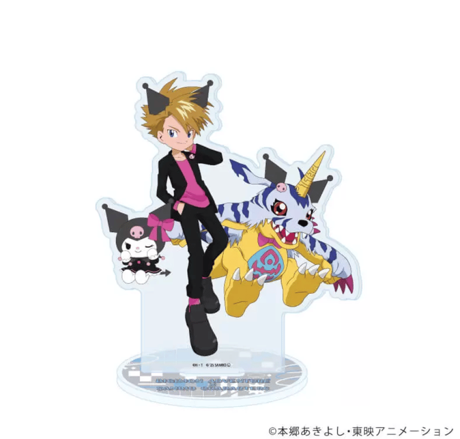 Digimon x Sanrio - Ishida Yamato x Kuromi Acrylic Stand