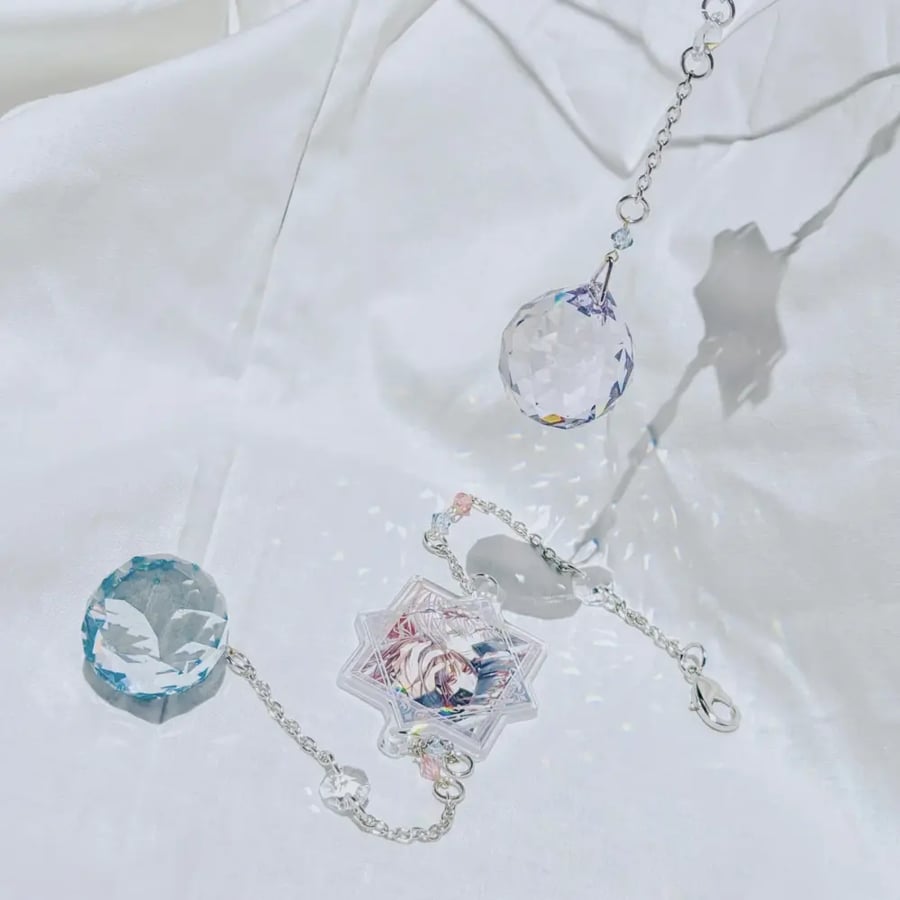 Vampire Knight - Yuki & Zero Prism Keychain