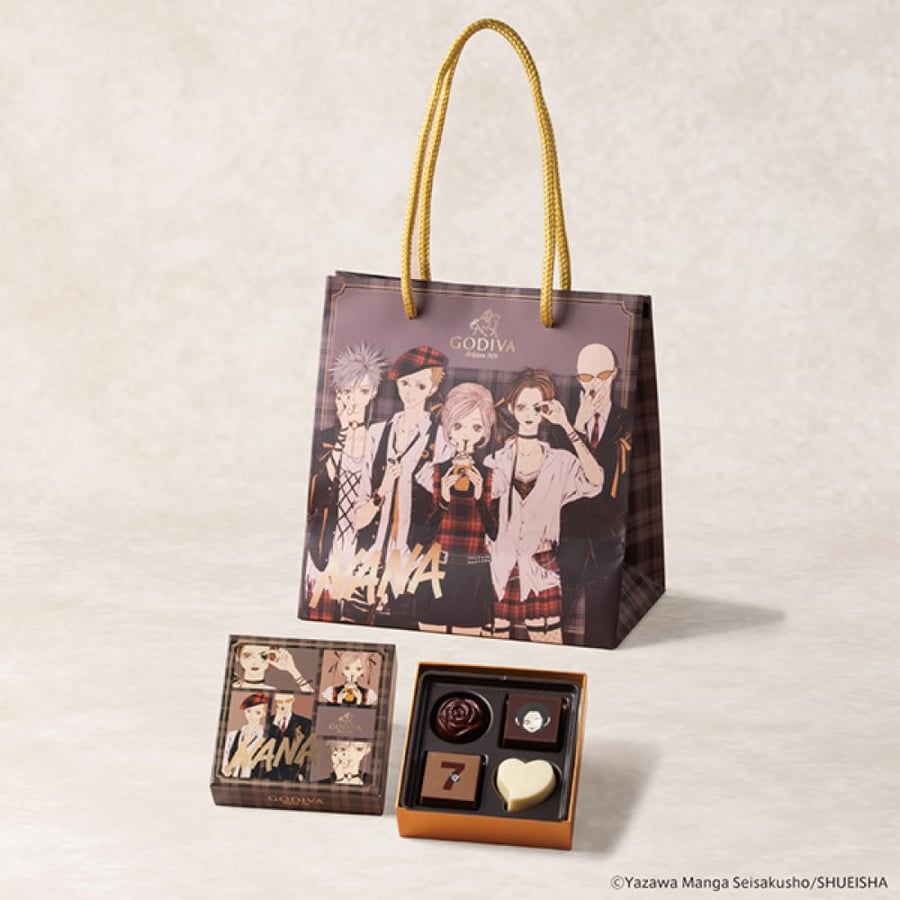 NANA X GODIVA - Collection Assortment Chocolates (4 pieces) With bag