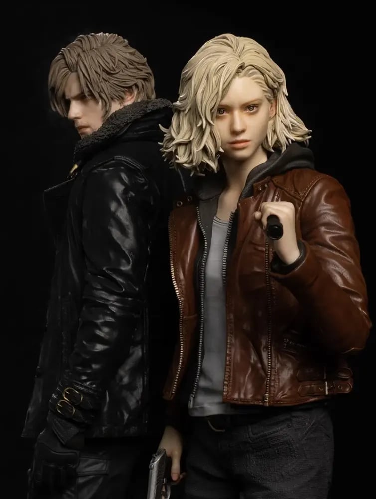 ((RESIDENT EVIL REQUIEM - GRACE & LEON 1/6 SCALE FIGURE ((BUNDLE