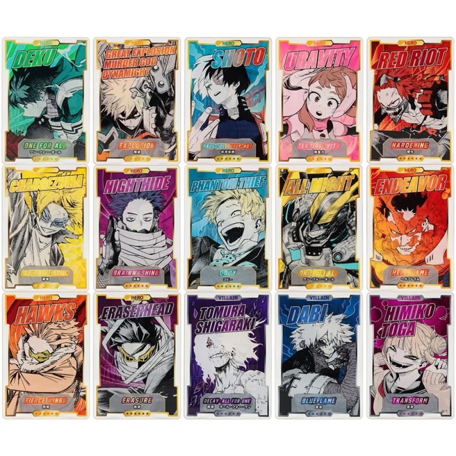 My Hero Academia - Acrylic Status Card By Luck Type 2
