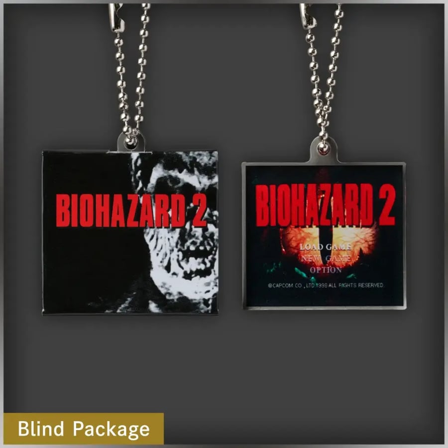 BIOHAZARD 30th Ann Exhibition - Game Cover Keychain By Luck