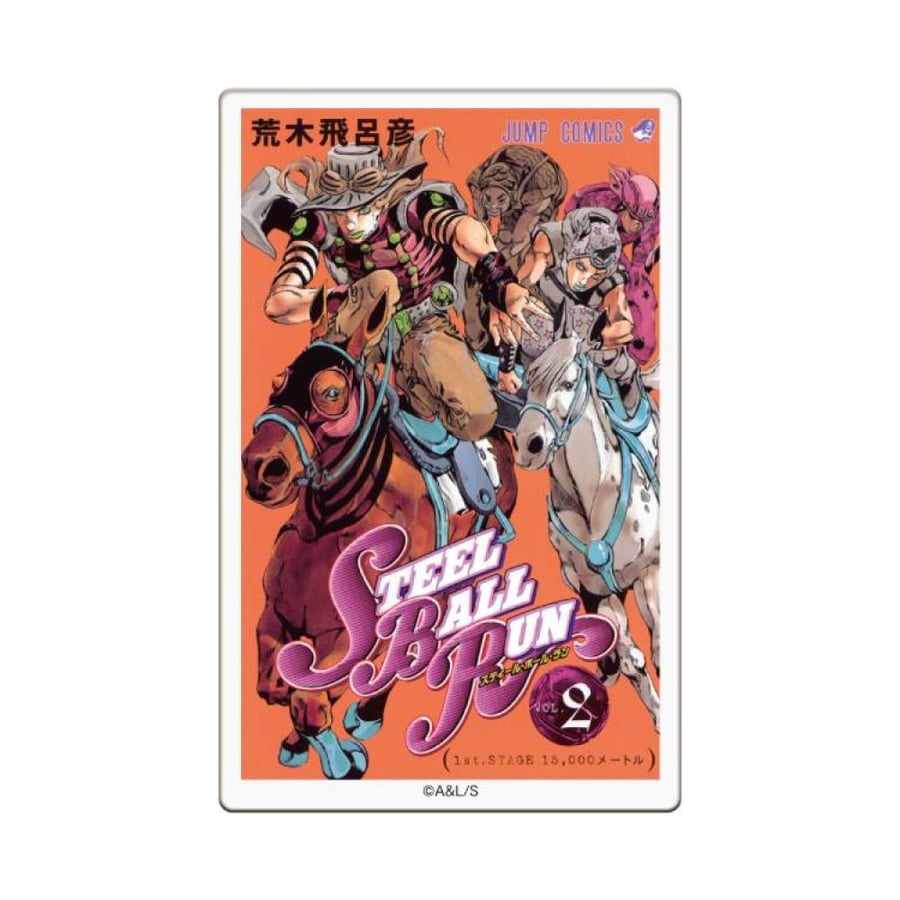 Jojo Bizzare Adventure - Part 1-9 Comic Acrylic Magnet