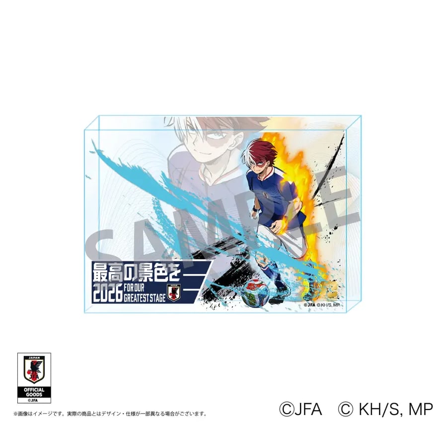 My Hero Academia - Japan Soccer Team Ver Acrylic Block