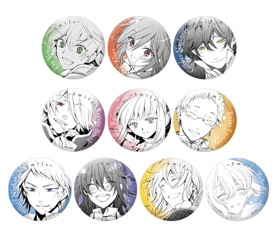 Pandora Hearts Shop - Smile Ver Badge By Luck