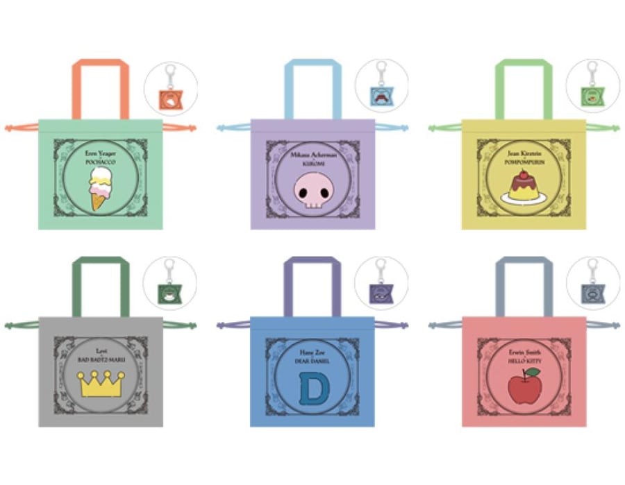 Attack On Titan x Sanrio - Tote Bag with Charm