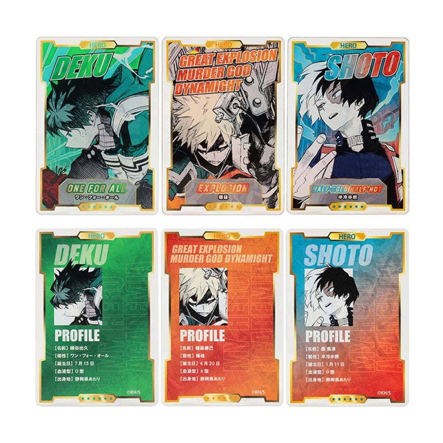 My Hero Academia - Acrylic Status Card By Luck Type 2
