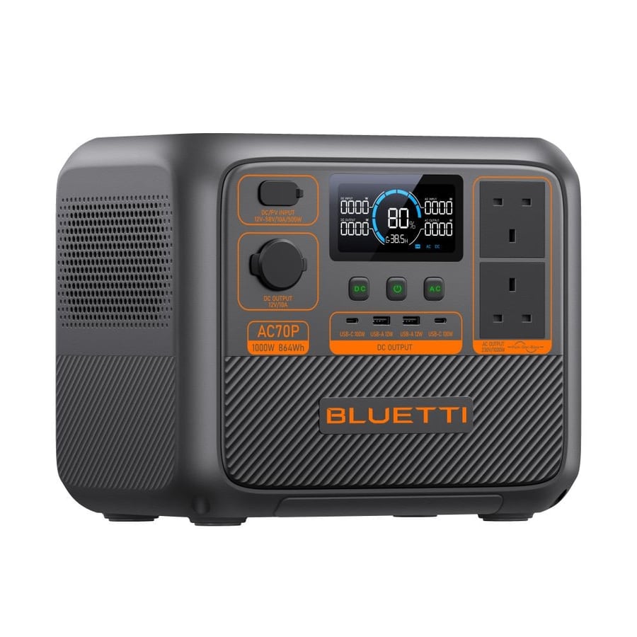 جهاز طاقة متنقلة | Premium 80 (AC70P) | قدرة 1,000 واط | بطارية 864 واط.ساعة