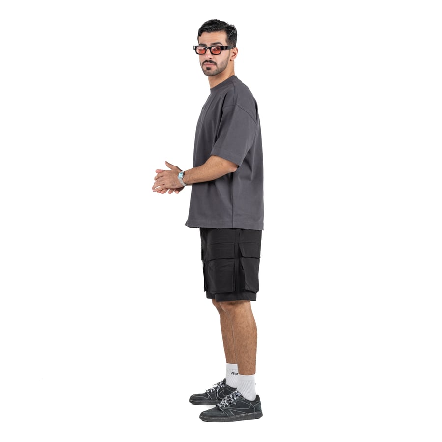 Dark gray T-shirt Oversize