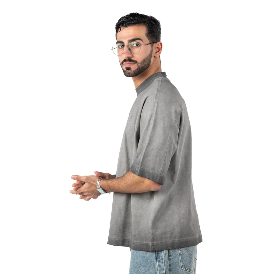gray T-shirt Oversize